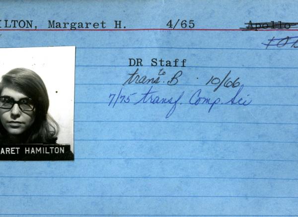 Margaret Hamilton Employee Card Margaret Hamilton Employee Card