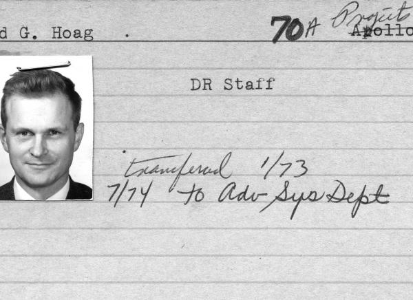 David Hoag Employee Card David Hoag Employee Card