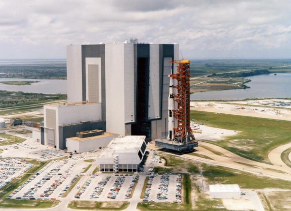Apollo 11 Saturn V Rocket On Transit to Launch Pad Apollo 11 Saturn V Rocket On Transit to Launch Pad