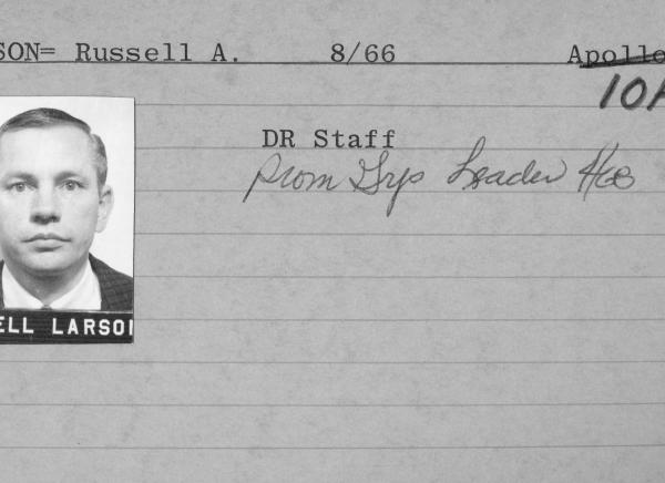 Russell Larson Employee Card Russell Larson Employee Card