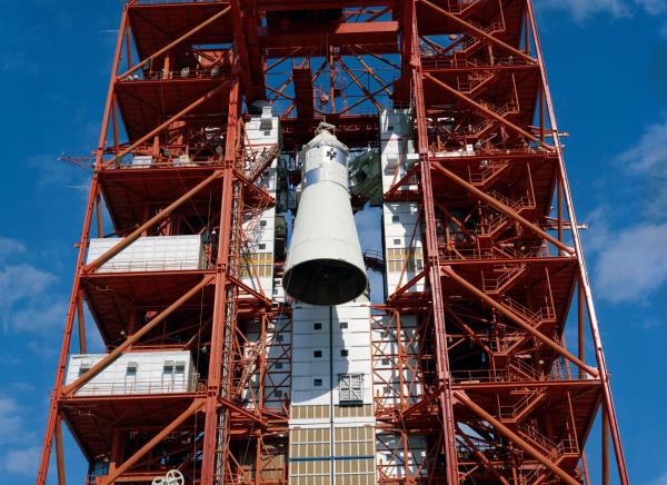 Apollo 1 Spacecraft Top of Gantry Apollo 1 Spacecraft Top of Gantry