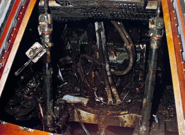 Fire Damage Apollo 1 Spacecraft Fire Damage Apollo 1 Spacecraft