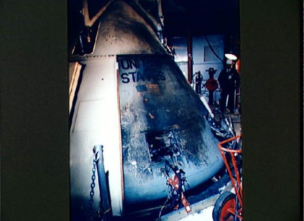 Apollo 1 Spacecraft After Fire Apollo 1 Spacecraft After Fire