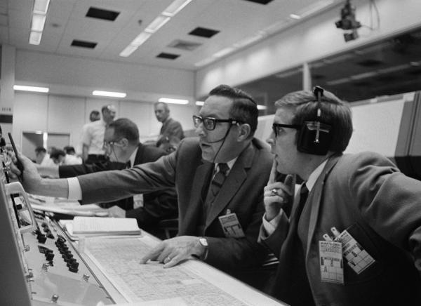 Mission Control During the Apollo 8 Moon Mission Mission Control During the Apollo 8 Moon Mission