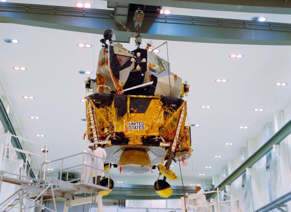 Apollo 12 Lunar Module Preparation Apollo 12 Lunar Module Preparation