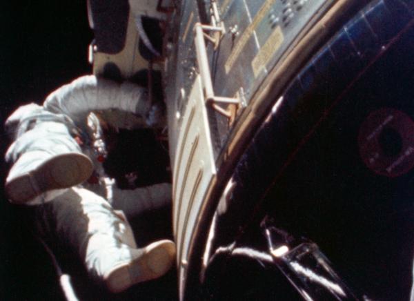 Astronaut Worden EVA During Apollo 15 Astronaut Worden EVA During Apollo 15