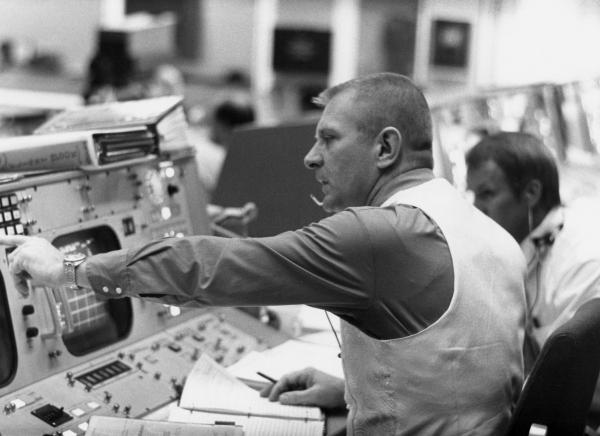 Gene Kranz in Mission Control Apollo 16 Gene Kranz in Mission Control Apollo 16