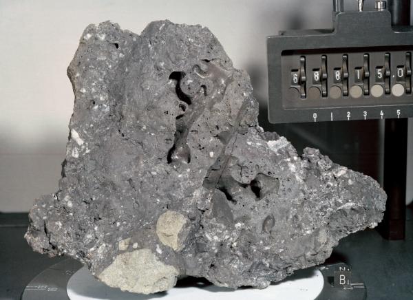 Apollo 16 Lunar Rock Sample Apollo 16 Lunar Rock Sample