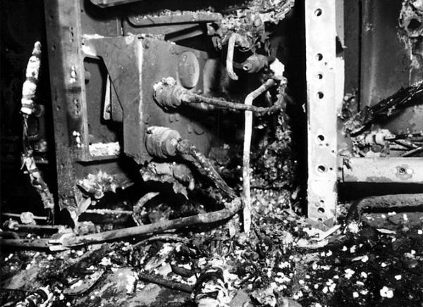 Apollo 1 Fire Damage Apollo 1 Fire Damage