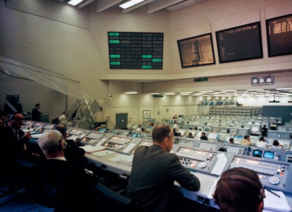 Firing Room in the Launch Control at Kennedy Space Center Firing Room in the Launch Control at Kennedy Space Center