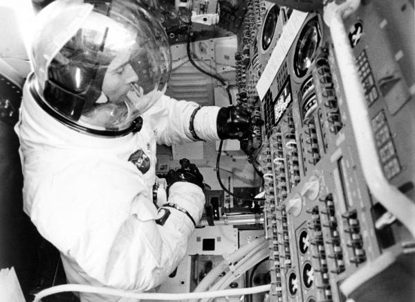 Apollo 10 Astronaut John Young Simulation Training Apollo 10 Astronaut John Young Simulation Training