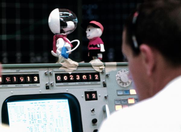 Snoopy and Charlie Brown in Mission Control Apollo 10 Snoopy and Charlie Brown in Mission Control Apollo 10