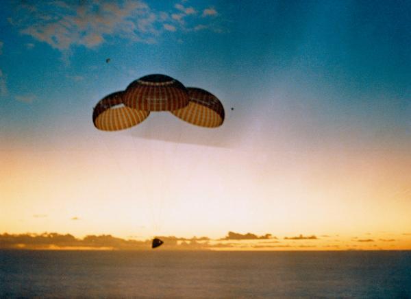 Apollo 10 Command Module Parachute Return Apollo 10 Command Module Parachute Return