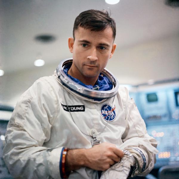 Suited-Up- Astronaut John W. Young