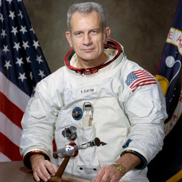 Portrait of the American ASTP Astronaut Donald ''Deke'' K. Slayton