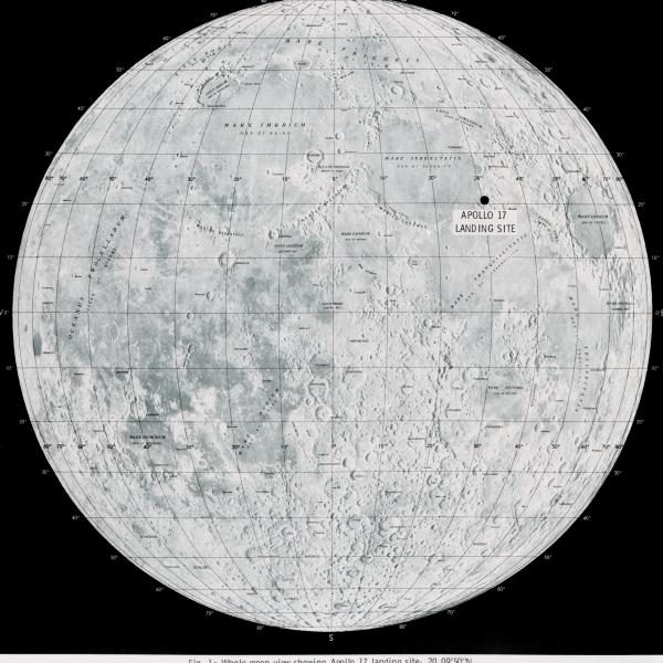 Apollo 17 Moon Landing Site