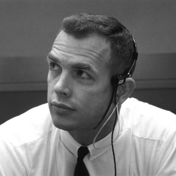Dave Scott in Mission Control During Apollo 11