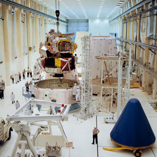 Apollo 5 Lunar Module Processing